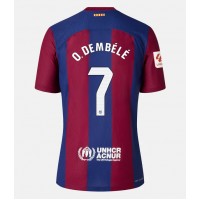Barcelona Ousmane Dembele #7 Fotballklær Hjemmedrakt Dame 2023-24 Kortermet